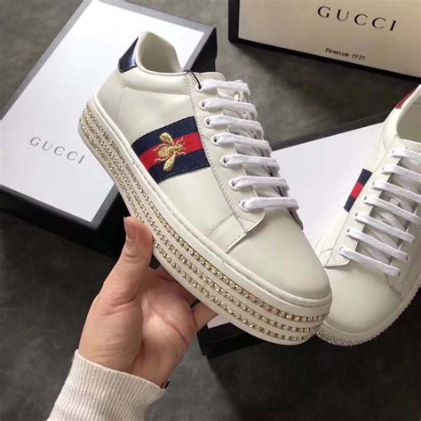 gucci shoes cristaux|women's Gucci sneakers.